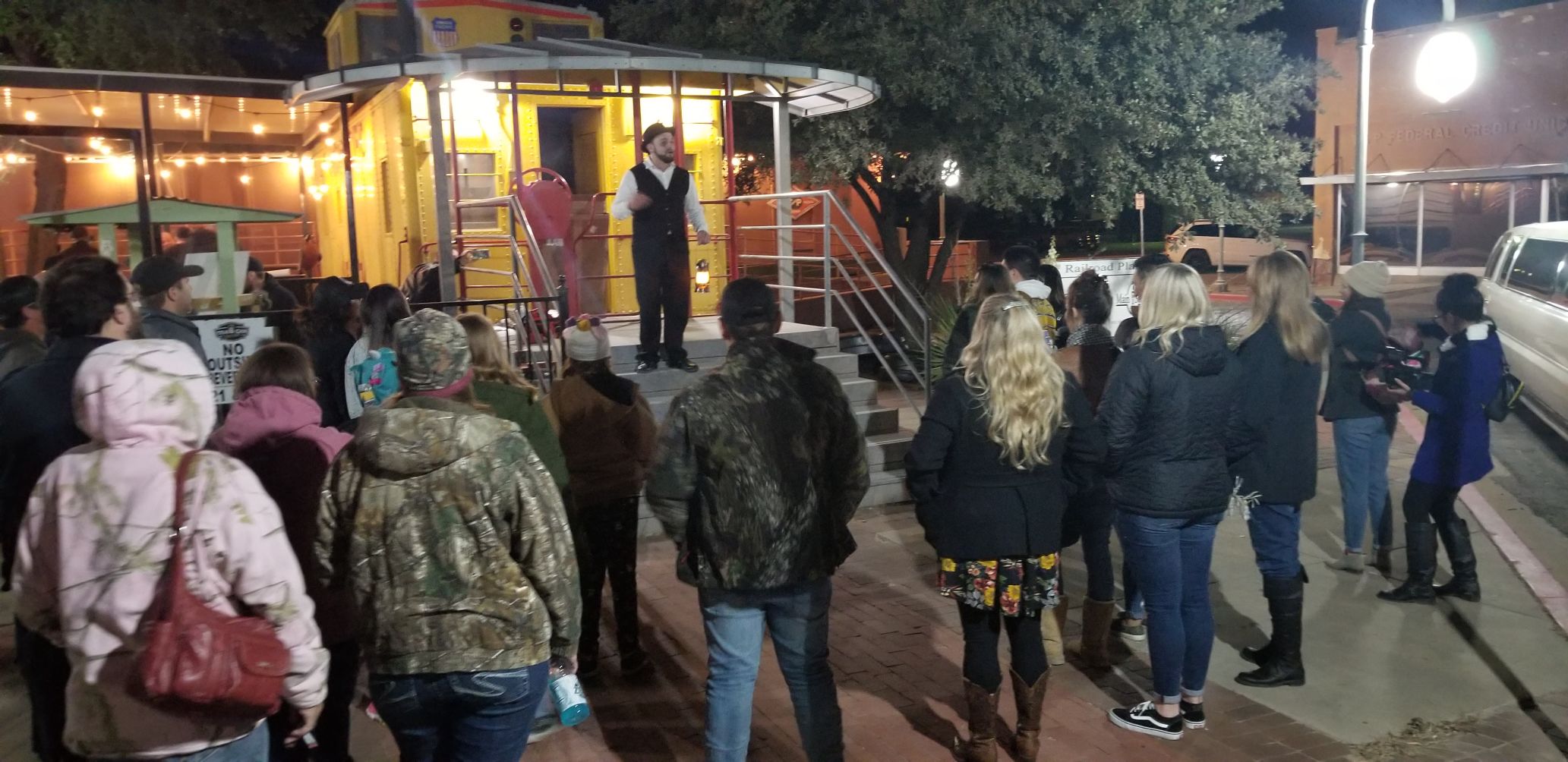 Beginning of ghost tour